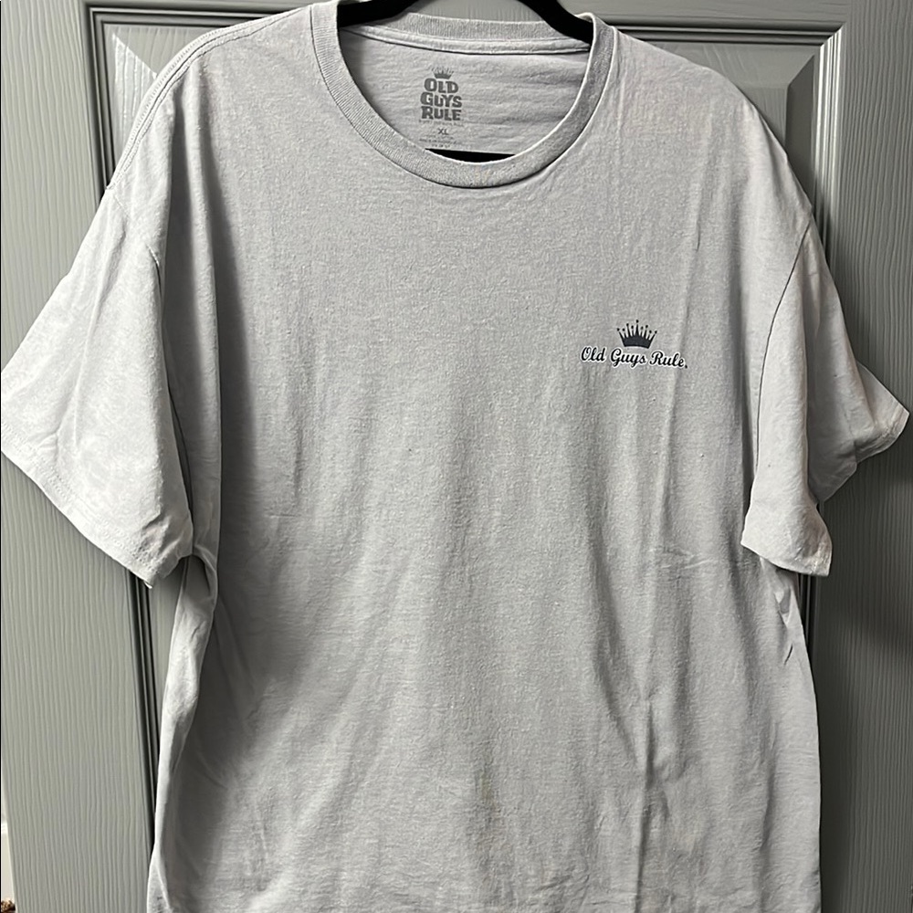 Old Guys Rule grey men’s t-shirt